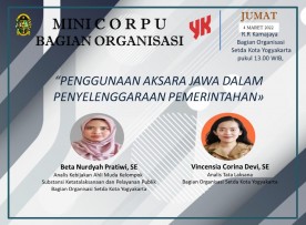 Mini Corpu Bagian Organisasi: Transfer Knowledge Penulisan Aksara Jawa Digital