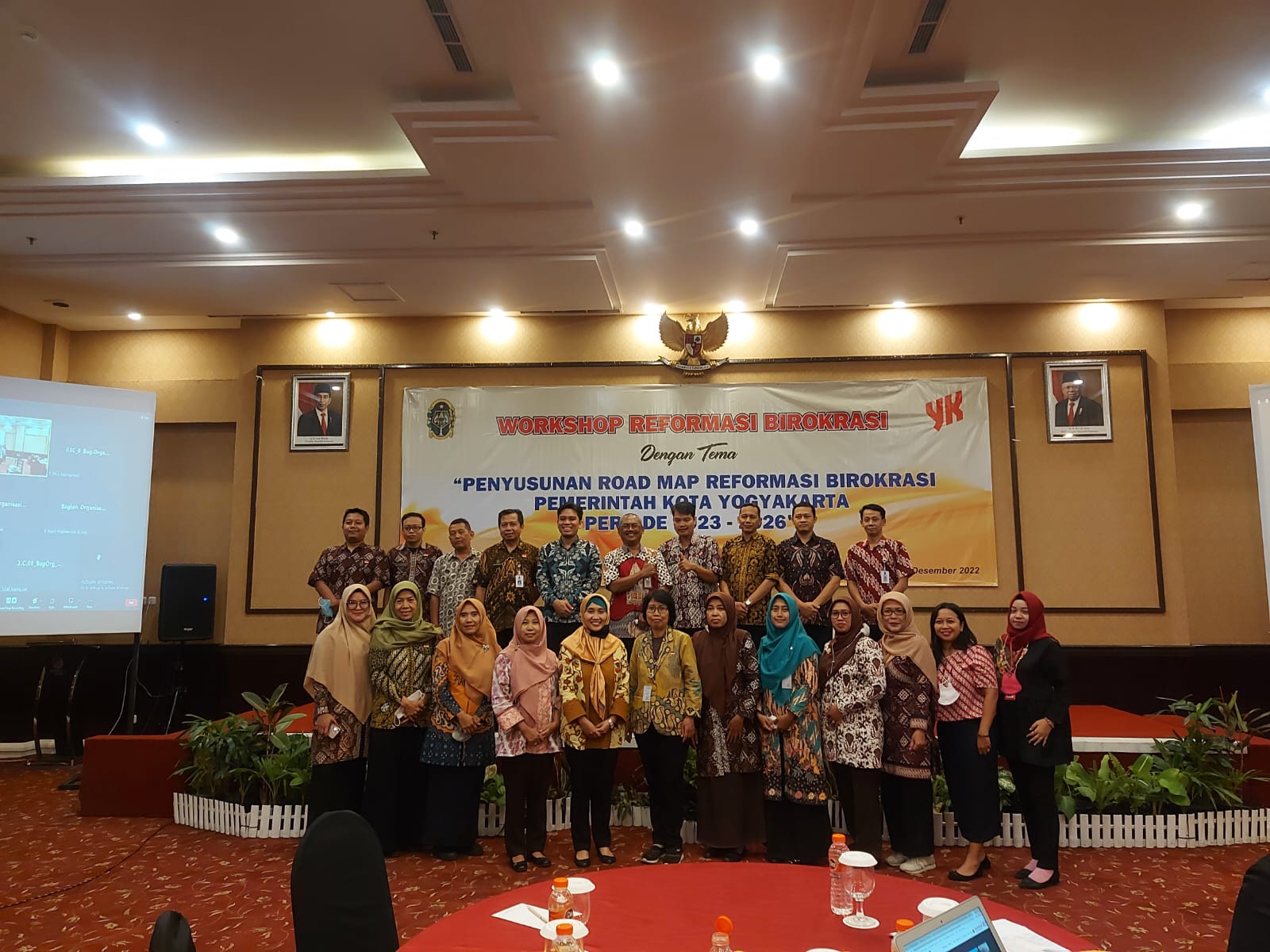 Bagian Organisasi Adakan Workshop Reformasi Birokrasi dengan Tema Penyusunan Road Map Reformasi Birokrasi Pemerintah Kota Yogyakarta Periode 2023-2026