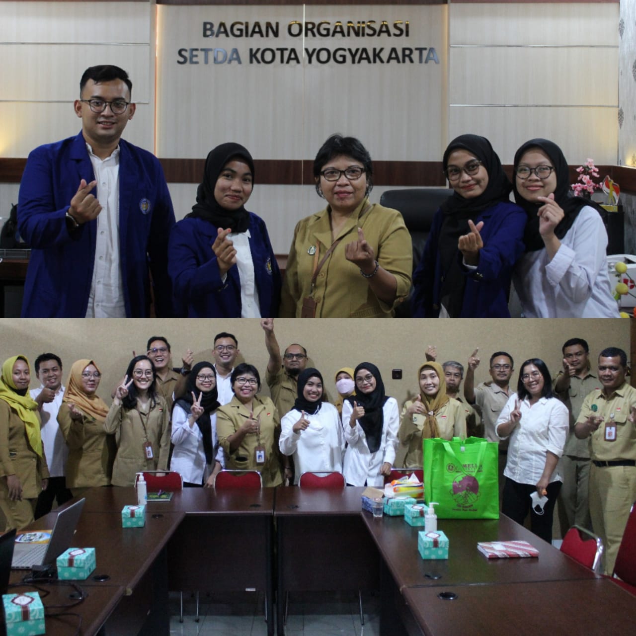 Bagian Organisasi Setda Kota Yogyakarta Lepas Mahasiswa Magang dari Kamps UNY
